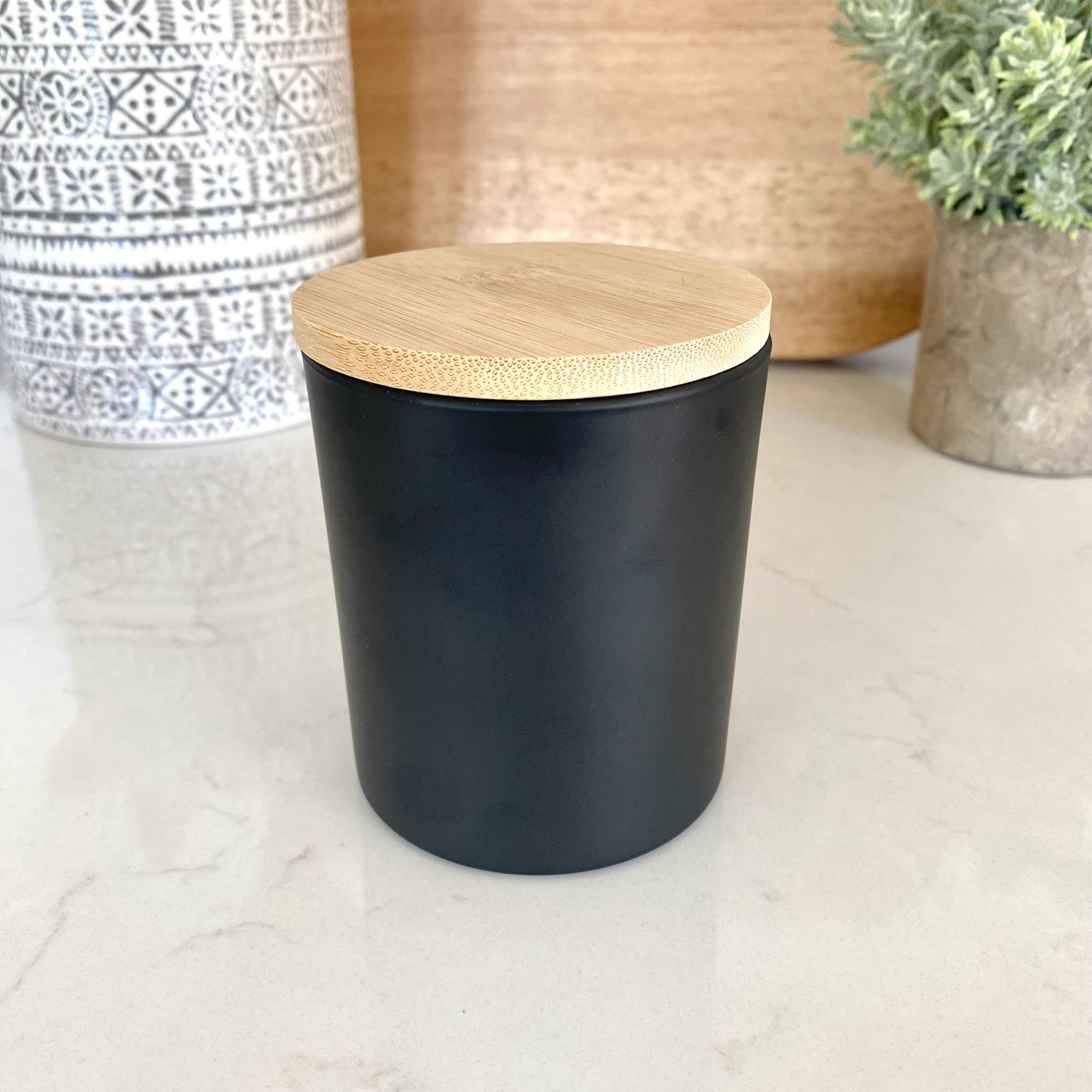 8 oz matte black – copper + pine